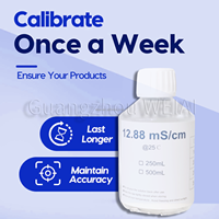 WEIAI Lab ORP Conductivité ph Solution d'étalonnage Phosphate Buffered Saline ph Meter Indicateur 4 7 10.1 ph Buffer Solutions