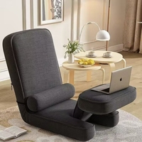 Chaise-lit pliante pour chambre d'étudiant, baie vitrée, chaise à dossier simple, chaise de salon pour balcon, matelas tatami