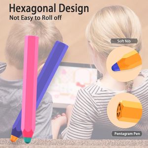 Stylet pour tablette tactile pour enfants, respectueux de l'environnement, dessin fluide, crayon stylet en silicone et plastique - Product Image 2