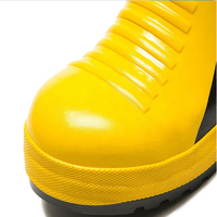 Chaussures de pompier haute résistance, bottes de sécurité antidérapantes pour les opérations de sauvetage incendie