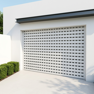 Porte de garage en acier perforé à flux d'air léger avec volet <span class=keywords><strong>roulant</strong></span> perforé pour commerces, maisons et restaurants - Product Image 6