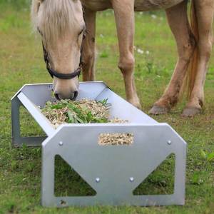 Comedero de Heno para Caballos y Cabras, Desmontable, de Gran Capacidad, Comedero de Heno Metálico Profundo para Ganado - Product Image 2