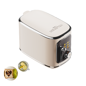 <span class=keywords><strong>Grille</strong></span>-<span class=keywords><strong>pain</strong></span> à 2 tranches avec réglage de la température à 6 niveaux + bouton d'annulation, curseur, plateau à miettes. - Product Image 2