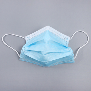 Masque chirurgical jetable non tissé 3 plis avec boucles d'oreille, masque facial médical certifié CE, filtration à 98%, usage adulte - Product Image 2