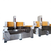 Routeur CNC à tête unique pour sculpture sur pierre, graveuse robuste à broche unique pour granit, marbre, pierres tombales, dalles, monuments et gravures en relief