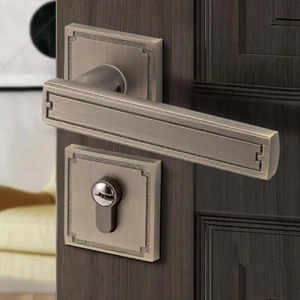 Cerradura y Manija de Puerta Impermeables de Estilo Chino, Duraderas, Silenciosas, para Uso Interior en Dormitorios, Diseño Retro, Antirrobo, Ecológicas - Product Image 6
