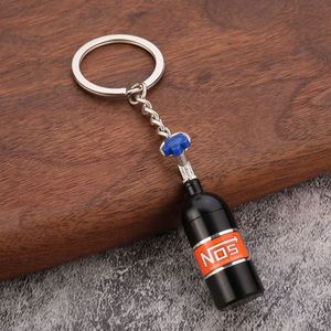 Creative Three-Dimensional Modification Car <b>Nos</b> Nitrogen Decoration Gas Cylinder Metal Keychain - Product Image 4