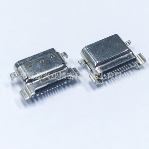 Connecteur femelle étanche Type C 16 broches à souder sur carte, diamètre 7,4 mm, tout plastique, USB 3.2 - Product Image 2