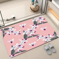 Neues Design 3D-Muster Rutschfester Maschinengefertigter Umweltfreundlicher Haustierfreundlicher Badezimmerteppich Superabsorbierender Türvorleger für Zuhause und Hotel