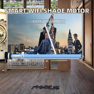 ม่านม้วนอัตโนมัติ <span class=keywords><strong>Zemismart</strong></span> Matter WiFi พร้อมรีโมทคอนโทรล แบตเตอรี่ในตัว โครงอะลูมิเนียม รองรับ Google Home ดีไซน์ทันสมัย - Product Image 2