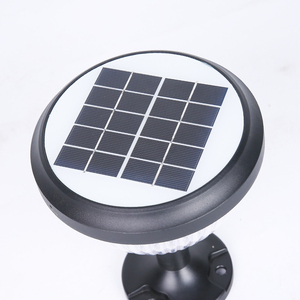 HOTOOK Column <strong>Street</strong> Gardens Pillar <strong>Lights</strong> Outdoors <strong>Old</strong> Fashion Ip65 Waterproof Solar <strong>Light</strong> Gate Crystal Lamp Outdoor Lighting - Product Image 3