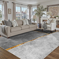 Braided Tufted Trendy Faux Cashmere Rug Machine Washable Anti Skid Soft Cushioned Carpet