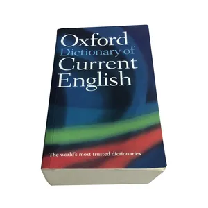 Trung Quốc Nhà Sản Xuất Bán Buôn Chất Lượng Cao Tùy Chỉnh Giá Rẻ Oxford Từ Điển Của Hiện Tại Tiếng Anh In Ấn