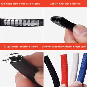 Tira de vedação em forma de U para reparo de vedação de borracha do protetor de porta de carro - Product Image 5