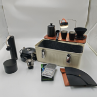 Boîte à outils de camping en plein air en métal de grande capacité de haute qualité