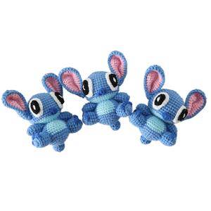 Toptan özel tığ sevimli çocuk Polyester tığ işi Stitchy bebek kolye oyuncak en iyi fiyat örme sevimli oyuncaklar dokuma - Product Image 3