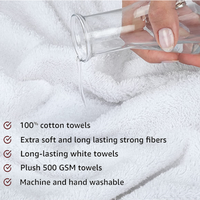 Ensemble de serviettes d'hôtel de luxe, grande serviette de bain 100 coton de qualité supérieure