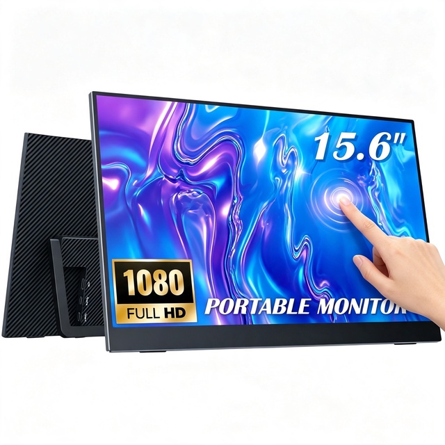 15.6 Inch IPS Portable PC Laptop Gaming Touch Screen Monitor 1k to 4k 60hz 120hz 144hz Light Slim Design