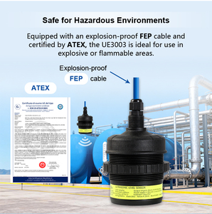 <span class=keywords><strong>Sensor</strong></span> Level Ultrasonik UE3003 Non Kontak ATEX Anti Ledakan RS485 untuk Bensin dan Solar - Product Image 6