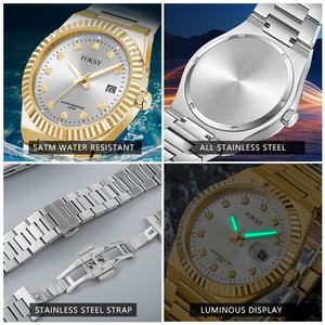 स्टेनलेस स्टील के व्यक्तिगत कस्टम लोगो कलाई घड़ी हीरा निजी लेबल क्वार्ट्ज लक्जरी पुरुष मोइससानाइट घड़ी आपूर्तिकर्ता - Product Image 4