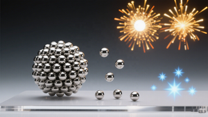 كرات معدنية صغيرة بحجم مختلف, كرات مصنوعة من الكروم ، 5 مللي متر ، بألوان - Product Image 5