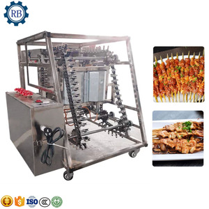 Machine à barbecue à prix abordable pour la préparation de kebabs de poulet, gril barbecue - Product Image 1