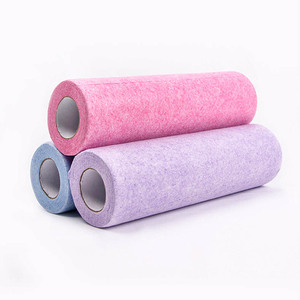 25*25cm chiffon jetable noix de coco serviette de cuisine rouleau ménage vaisselle chiffon de nettoyage absorbant et dégraissant tampon à récurer - Product Image 1