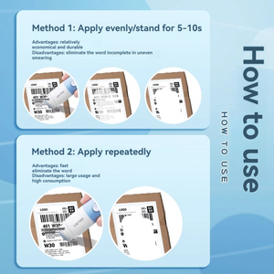 Deli JQ122 ของเหลวแก้ไขกระดาษความร้อนแบบบูรณาการขวดเดียวปากกาเขียนโค้ดเดี่ยวพร้อมที่เปิดกล่องเพื่อป้องกัน - Product Image 5