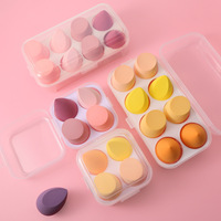 Échantillons disponibles 1/3 pièces Éponge de maquillage, applicateur de fond de teint, éponge à poudre, outil de beauté en forme d'œuf pour femmes