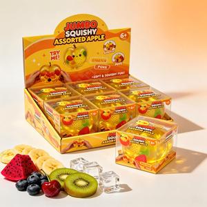 Vaseline Cucumber and Strawberry Squeeze Transparent Loto Realistic Fruit Stress Relief Toy Unisex 15+ - Product Image 3