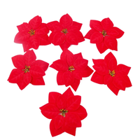Yuyuan Shooting Bones Craft Künstliche Seiden-Weihnachtssterne Blumenstrauß – Rot/Gold/Weiß/Silber Farben Großhandel für die Feiertage