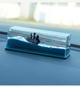 Adorno Decorativo Acrílico para el Tablero del Auto, con Diseño de Barco Crucero y Botella a la Deriva, Accesorio Interior CDH-334 Guangdong - Product Image 4