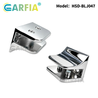 Herrajes para Muebles Garfia, Accesorios para Gabinetes, Abrazadera de Vidrio de Aleación de Zinc, Soporte para Estantes de 10 mm de Espesor, Fácil Instalación