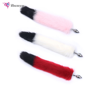 Cosplay <span class=keywords><strong>Anal</strong></span> <span class=keywords><strong>Plug</strong></span> et Double Couleur Queue de Renard Butt <span class=keywords><strong>Plug</strong></span> Mixte-Couleur <span class=keywords><strong>Anal</strong></span> Jouets pour Femmes Sex Massager Juguetes Sexuales - Product Image 3