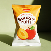 Sac scellé à dos mat personnalisé emballage de bonbons à portion unique sachet d'oreiller pour aliments sacs en plastique