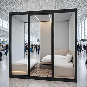 Đúc sẵn văn phòng Pod Vocal gian hàng cách âm văn phòng nhôm hiện đại nhỏ tư nhân gian hàng điện thoại 3 phòng ngủ Giao thông vận tải cabin - Product Image 4