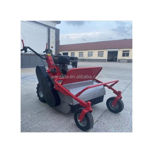 <span class=keywords><strong>Tondeuse</strong></span> à gazon diesel haute puissance à conducteur marchant pour vergers domestiques petit désherbage à essence et coupe d'herbe autopropulsée - Product Image 2