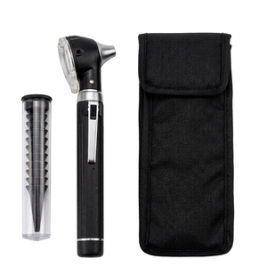 เครื่องตรวจหูแบบพกพา Kaneka Enterprises Mini Manual Black Fiber Optic ENT Otoscope ได้รับการรับรองมาตรฐาน CE ระดับ Class I ขนาด 150 มม. - Product Image 1