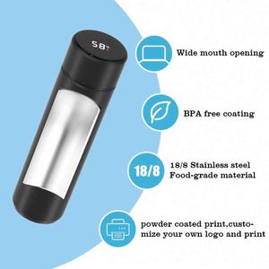 Vacuum Flask Stainless Steel <b>Smart</b> Water Bottle Leak Proof Double Walled Keep Drink Hot Cold - Product Image 4