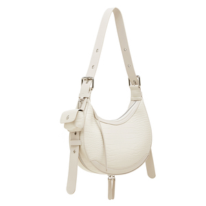 Sacs à main pour femmes Sacs à Main Cuir Véritable <span class=keywords><strong>Femme</strong></span> Designer Sac Épaule Messenger Luxe Discret Sac Demi-Lune - Product Image 4