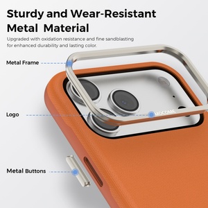 Funda Magnética de Alta Calidad para iPhone 17 13 14 15 16 Pro Max 17 Air, Carga Inalámbrica, Marco Metálico para Cámara, Protección Antigolpes - Product Image 3