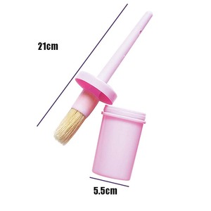 แปรงขนธรรมชาติสำหรับทาสีกีบม้า พร้อมฝาปิดแบบขวด - Product Image 5