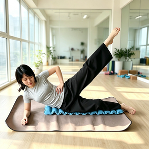 Écarteur dorsal portable <span class=keywords><strong>pour</strong></span> <span class=keywords><strong>les</strong></span> douleurs <span class=keywords><strong>lombaires</strong></span>, planche de décompression lombaire réglable avec nœuds de massage par acupression - Product Image 6