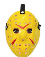 Masque de fête d'Halloween pour hommes en PVC noir et blanc de bonne qualité