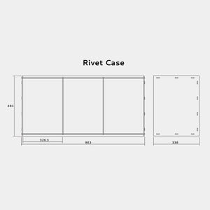 <span class=keywords><strong>Tavolino</strong></span> <span class=keywords><strong>Laterale</strong></span> HUACHI a 3 Ripiani in Lamiera di Alluminio Personalizzabile OEM con Mensole, Arredamento Moderno per la Casa - Product Image 5