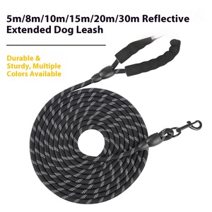 Venta transfronteriza caliente patrón sólido correa de perro extendida para entrenamiento autoservicio perro caminar y tracción al por mayor suministros para mascotas - Product Image 2