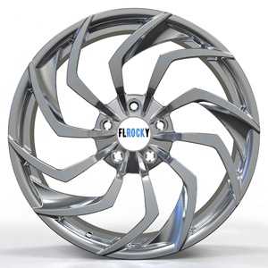 Juego de Ruedas de Aleación Forjadas Flrocky de 17-26 Pulgadas, 1-3 Piezas, PCD 5x120 para <span class=keywords><strong>Bentley</strong></span> Bentayga <span class=keywords><strong>Continental</strong></span>, BMW, Benz - Product Image 1