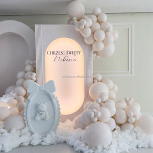 Vente chaude Toile de Fond Mariage Acrylique Pvc 3D Pvc Tuyau Led Lumières Toile de Fond Stand pour Mariage Toile de Fond Photographie - Product Image 3