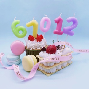 Jyao Bán Buôn Vòng Cạnh Số Nến Trẻ Em Nướng Sinh Nhật Đơn Giản Cầu Vồng Sinh Nhật Đảng Sáng Tạo Nến Các Nhà Sản Xuất - Product Image 6