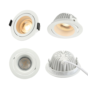 Luminaire en aluminium moulé sous pression de style <span class=keywords><strong>scandinave</strong></span> contemporain, LED COB <span class=keywords><strong>3</strong></span> pouces 12W - Product Image 1